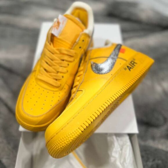 Nike OFF White X Air Force 1 Low DD1876-700 - Picture 1 of 4